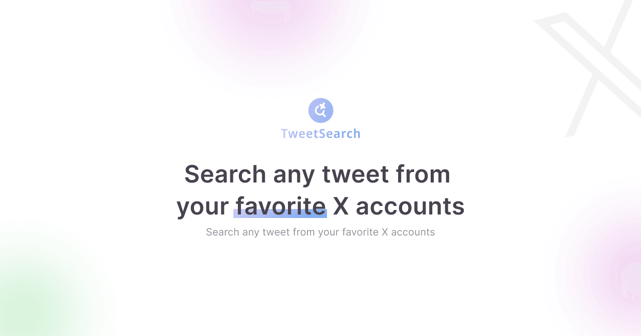 TweetSearch